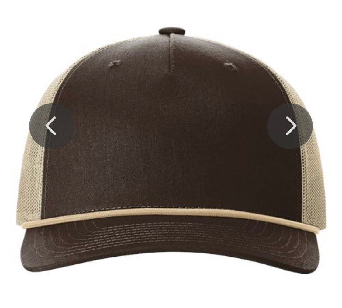 TK leather brand - Richardson Five-Panel with Rope Brown/ Khaki/ Khaki