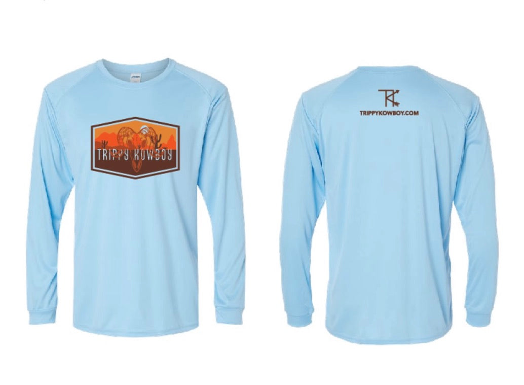 Dri-fit Long Sleeve Shirt - Blue Mist