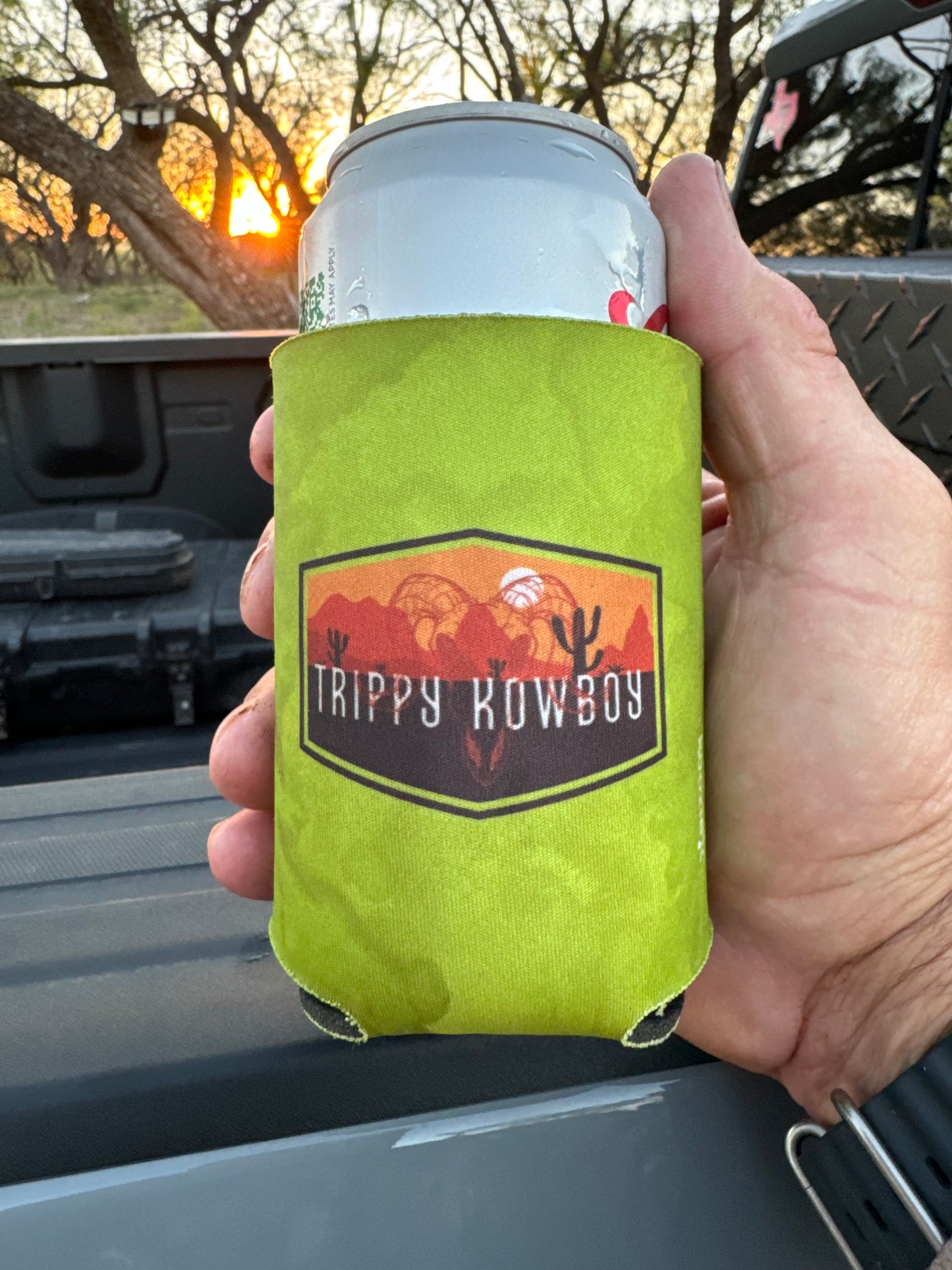 Koozie - short - neon green