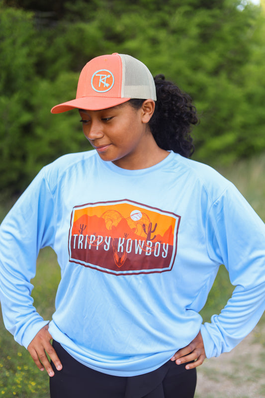 Dri-fit Long Sleeve Shirt - Blue Mist