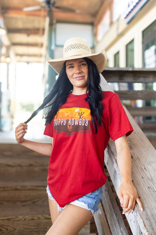 TK Signature Logo - short sleeve -Canvas Red