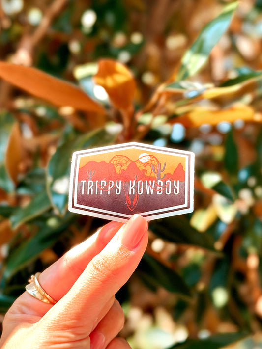 Trippy Kowboy logo Sticker
